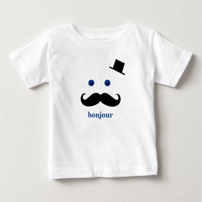 T-shirts pour bébé et enfants - Bonjour (Devant)