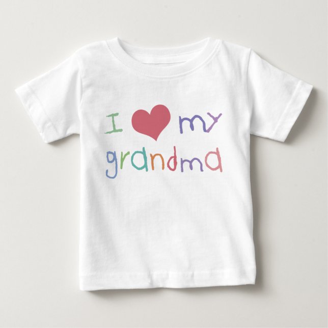 T-shirts pour bébé grand-mère (Devant)