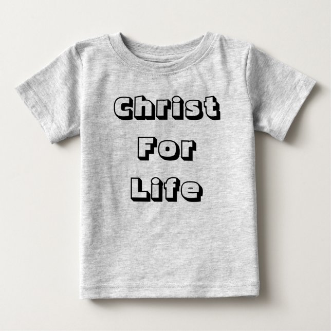 t-shirts pour bébés chrétiens (Devant)