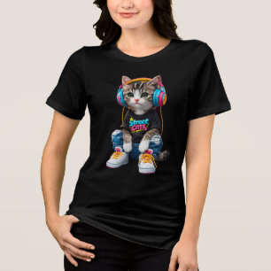 T-shirts pour chats de rue – Graphisme de chaton H