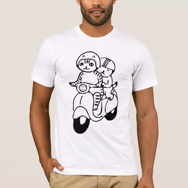 T-shirts pour chats MOTORBIKE (Devant)