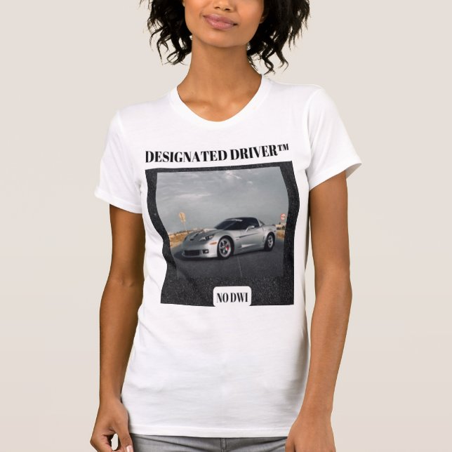 T-shirts pour chauffeurs désignés par les femmes (Devant)