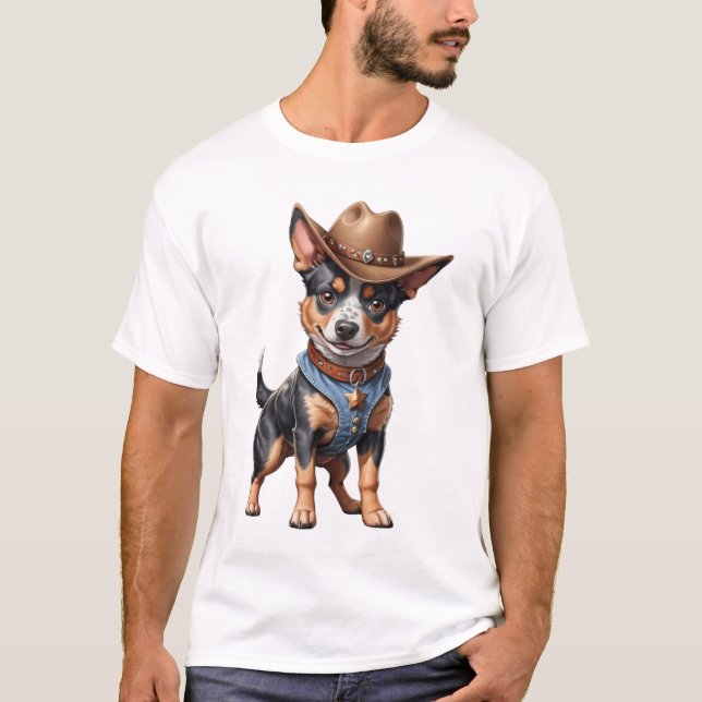 t-shirts pour chien de bétail australien (Devant)
