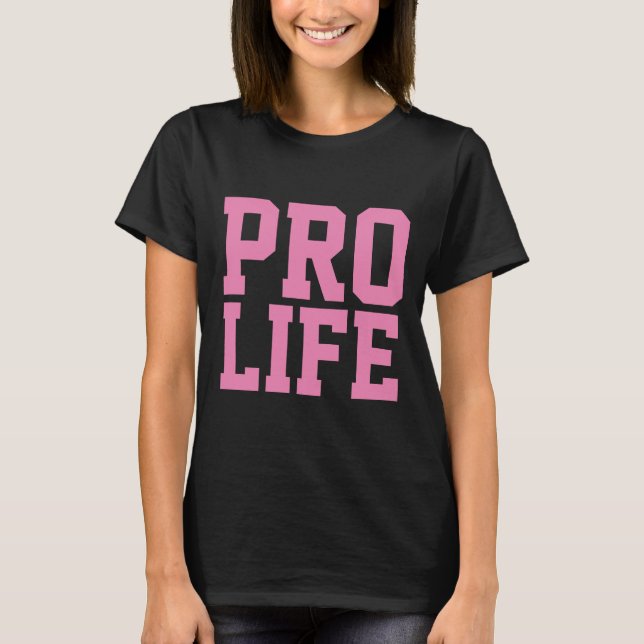 T-shirts pour dames ANTI-AVORTEMENT, (Devant)