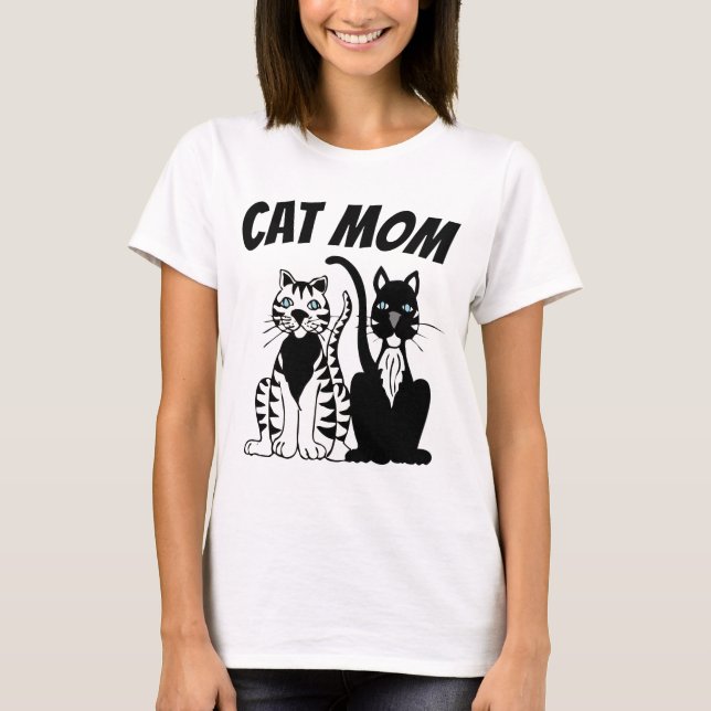 T-shirts pour dames CAT MOM (Devant)