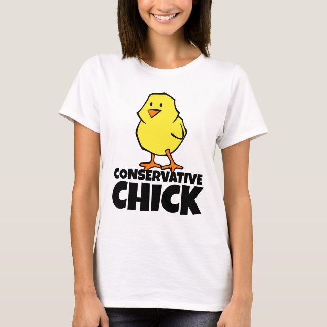 T-shirts pour dames conservatrices (Devant)