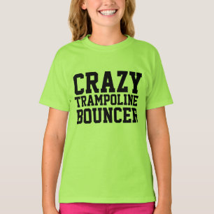 T-shirts pour enfants BOUNCER DE TRAMPOLINE CRAZY