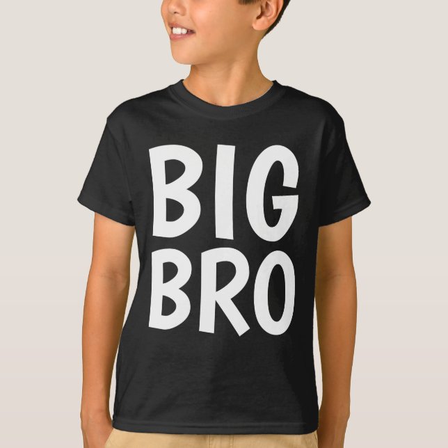 T-shirts pour enfants BROTHER BIG BRO (Devant)