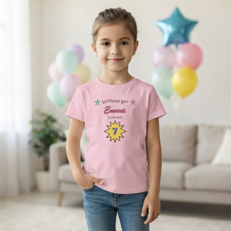 T-shirts pour enfants Créez votre propre anniversa