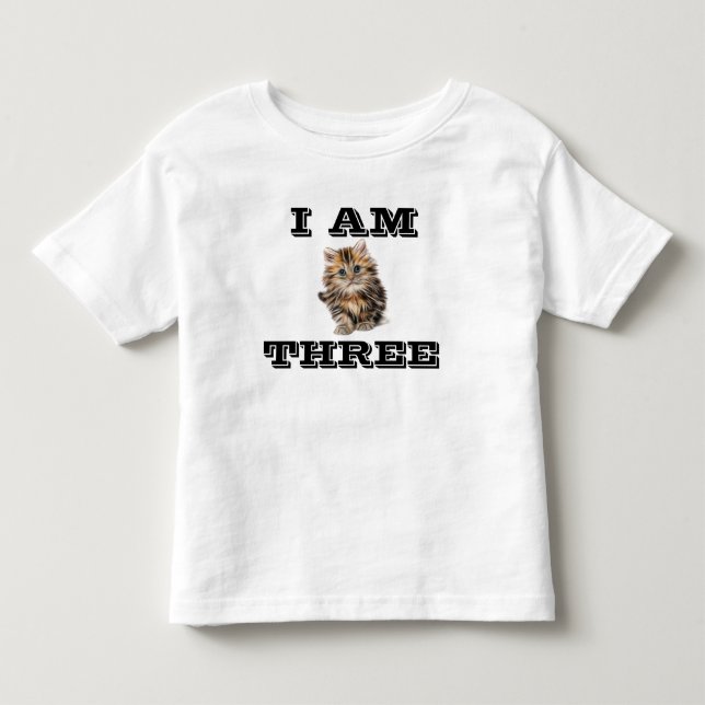 T-SHIRTS POUR ENFANTS DE 3 ANS (TROIS ANS) (Devant)