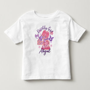T-shirts pour enfants du quatrième anniversaire Cu