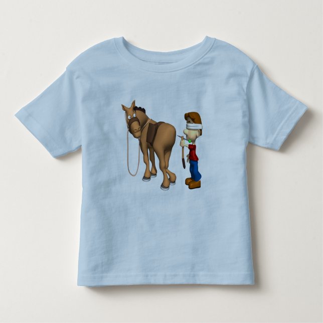 T-shirts pour enfants et cadeaux pour chevaux (Devant)