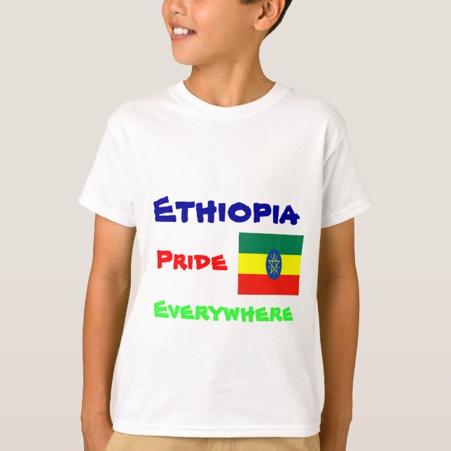 T-shirts pour enfants éthiopiens (Devant)