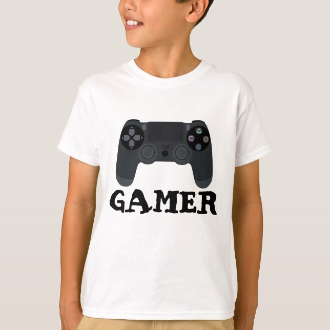 T-SHIRTS POUR ENFANTS GAMER (Devant)