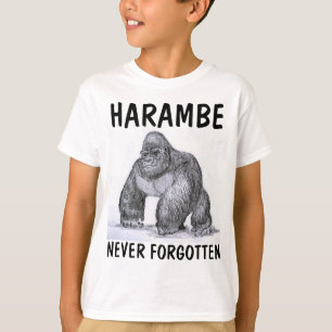 T-shirts pour enfants HARAMBE GORILLA