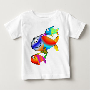 T-shirts pour enfants "I LOVE FISH"