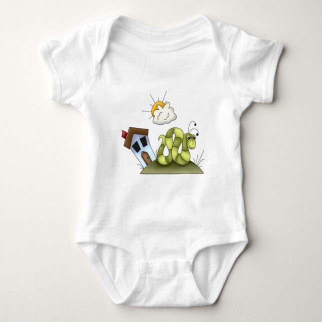 T-shirts pour enfants Inchworm House (Devant)