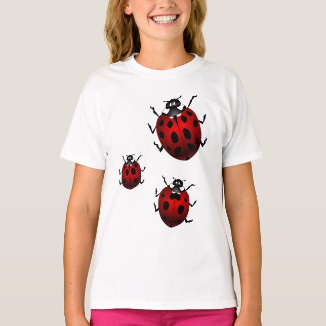 T-shirts pour enfants Ladybug chemises pour enfant (Devant)