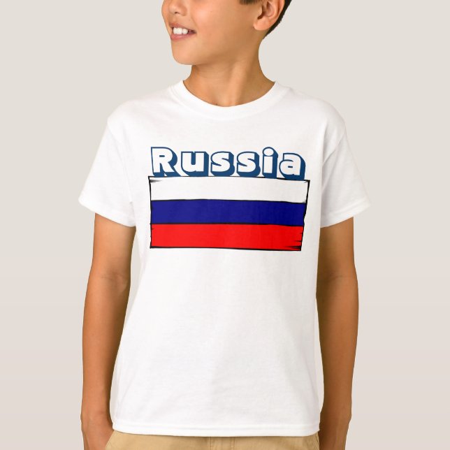 T-shirts pour enfants russes (Devant)