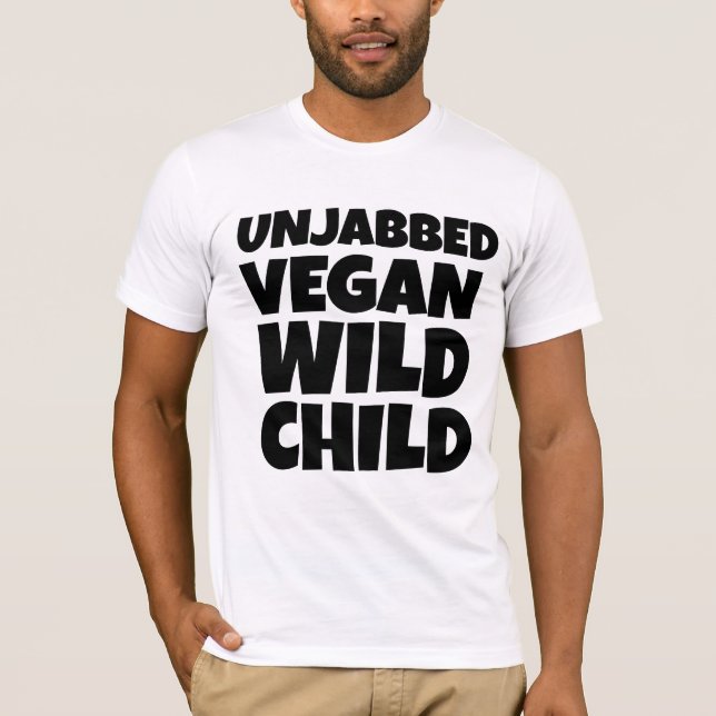 T-SHIRTS POUR ENFANTS SAUVAGES NON VACCINÉS (Devant)