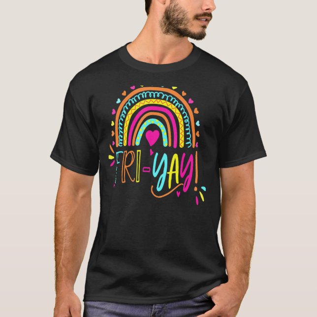 T-shirts pour enseignants Fri-Yay (Devant)