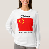 t-shirts pour femmes de chine du coeur et de la ma