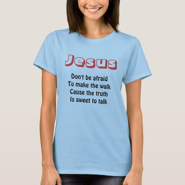 T-shirts pour femmes de Jésus (Devant)