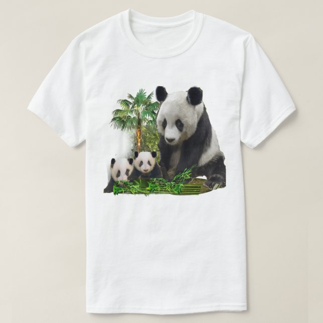 T-shirts pour femmes de Panda Bears (Design devant)