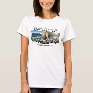 T-shirts pour femmes du monument national ABH Sati