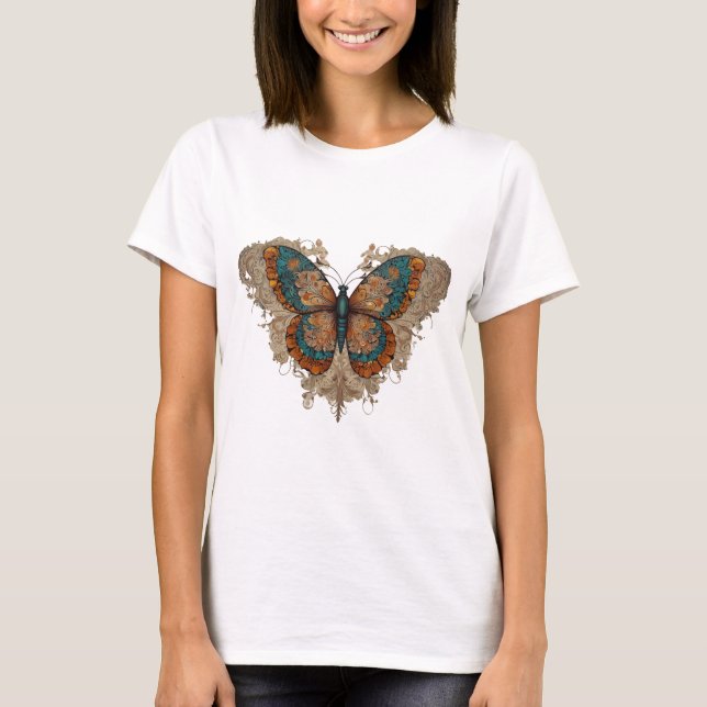 T-shirts pour femmes papillons| (Devant)