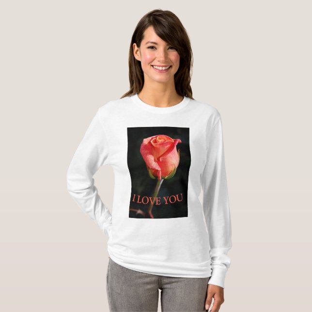 T-shirts pour femmes roses (Devant entier)