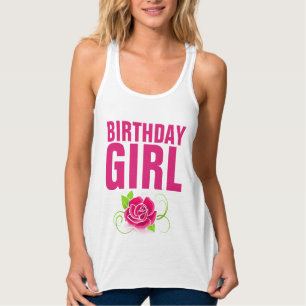 T-shirts POUR FILLE D'ANNIVERSAIRE * Débardeur
