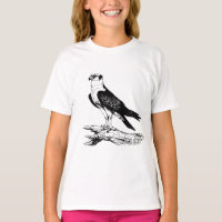 T-shirts pour filles Faucon pèlerin