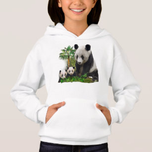 T-shirts pour filles Panda Bears