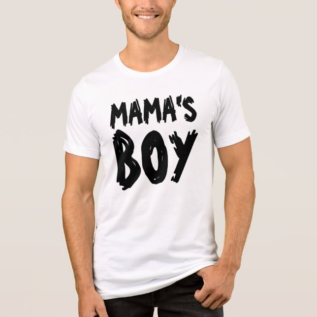 T-shirts pour fils pour hommes MAMA'S BOY (Recto)