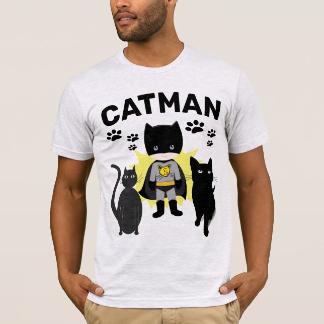 T-shirts pour hommes CATMAN Guys (Devant)