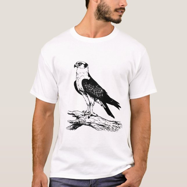T-shirts pour hommes Faucon pèlerin (Devant)
