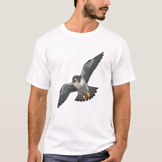 T-shirts pour hommes Faucon pèlerin (Devant)