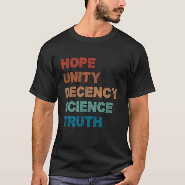 T-shirts pour hommes - Kamala Harris Discours Hope (Devant)