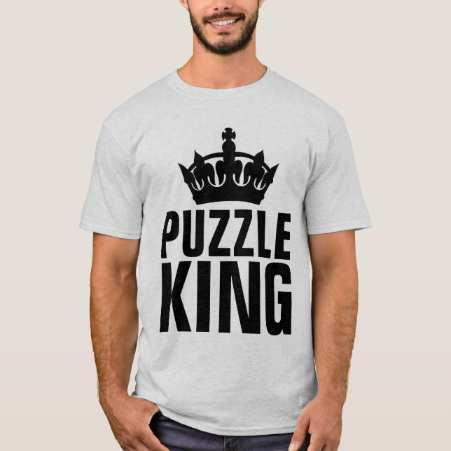 T-Shirts pour hommes PUZZLE KING (Devant)