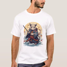T-shirts pour hommes Samurai Rat