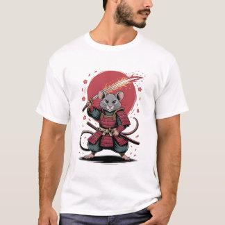 T-shirts pour hommes Samurai Rat