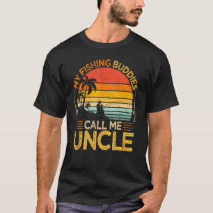 T-shirts pour hommes vintage Mes copains de pêche