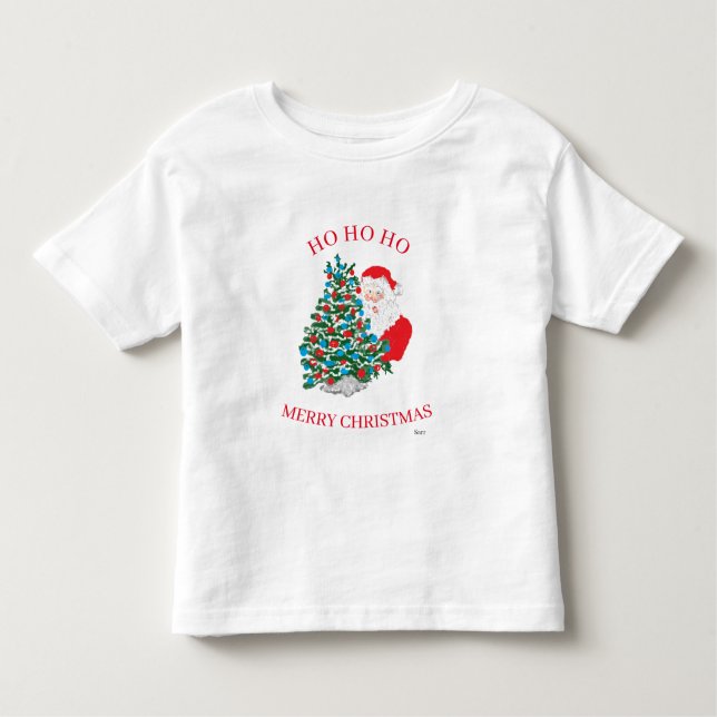 T-shirts pour jeunes enfants / PÈRE NOËL HO HO HO  (Devant)