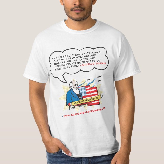 T-shirts pour la liberté académique des hommes (Devant)