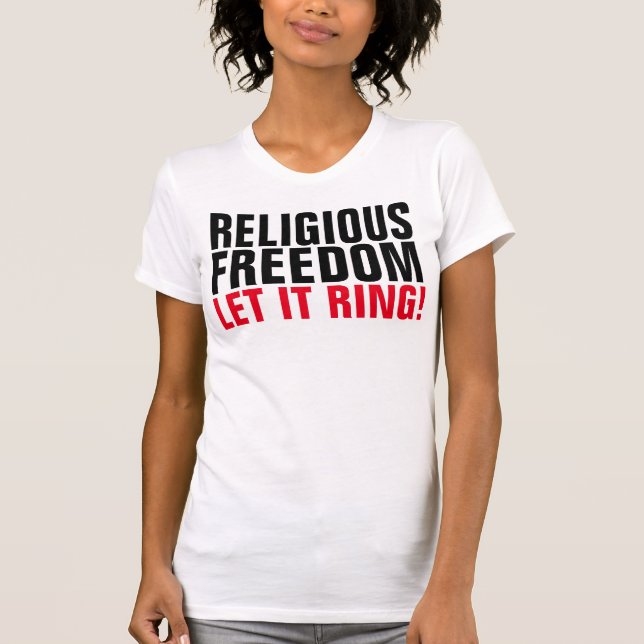 T-shirts pour la liberté religieuse (Devant)