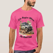 T-Shirts pour l'aventure en voiture hors route