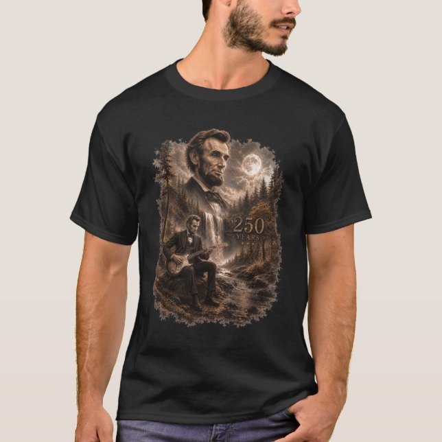 T-shirts pour le 250e anniversaire de l'Amérique (Devant)