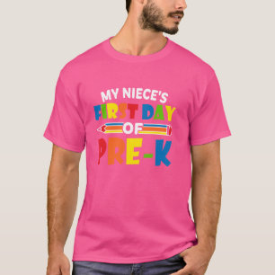 T-shirts pour le premier jour d'école de ma nièce