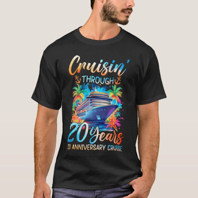 T-shirts pour les 20 ans de Croisière d'anniversai (Devant)